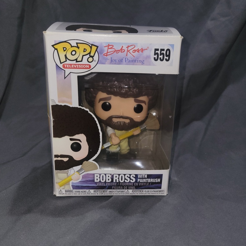 Funko Pop! Vinyl: Bob Ross (in Overalls) #559